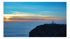 Midnight Sun over Nordkapp Cliff, High Resolution Image, Many Formats, TV Art