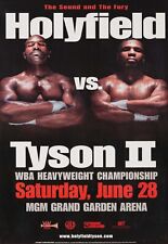 Iron Mike Tyson vs. Evander Holyfield 2 Boxing Fight Reproduction Poster 11x16