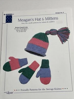 Design by Louise Meagans Hat & Mittens Knitting Pattern  - Image 1 of 4