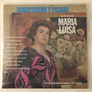 MARIA LUISA & MARIACHI ANGELES D PUEBLA -ROMANTICISMO Y FOLCLOR- 1984 MEXICAN LP - Picture 1 of 4