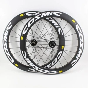 700C Road Bike Matt UD Carbon Wheelset 50/60/88mm Tubular Clincher Tubeless Rims - Picture 1 of 20