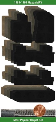 Juego de alfombrillas Lloyd Custom Ultimat para Mazda MPV 1989-1999 (4 piezas) #W77 Foto 1 de 4