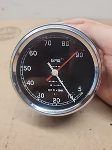 Smiths RC.1314/00 chronometric tachometer (4:1 drive, 0–9000 rpm). 50s-60s RARE - Picture 1 of 10
