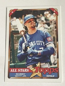 Bobby Witt Jr 2024 Topps Throwback Thursday #TBT Online Exclusive#91 Free Ship - Picture 1 of 2
