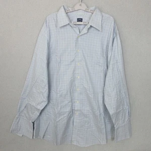 Brooks Brothers Shirt Mens 19 36/37 Plaid Supima Cotton Dress Shirt French Cuffs - Picture 1 of 9