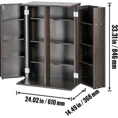 BRANDED MULTIMEDIA STORAGE CABINET MOVIE TOWER DVD Anime DragonBall Terminator Fate Stay