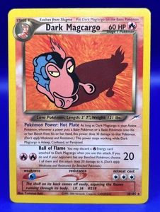 Pokémon Karte Neo Destiny Rare Dunkles Magcargo 18/105 - LP - Bild 1 von 4