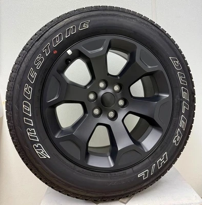 New Takeoff 20" Satin Black Wheels Bridgestone Tire Fits 2014-2025 Infiniti QX80 - Image 1 of 4