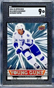 2024-25 Upper Deck #OR-8 Nakita Kucherov Young Guns Outburst Renewed - SGC 9 - Picture 1 of 10