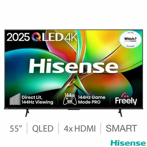 Smart TV Hisense 55E78QTUK PRO 55 pulgadas QLED HD - Imagen 1 de 8