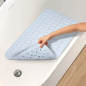 Antirutsch Duschmatten für Innendusche 15 x 27,5 Zoll, TPE Badewannenmatte rutschfest - Bild 1 von 9