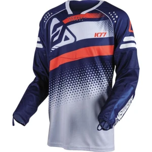 Answer Racing K77 Navy Blue MX Off Road Motocross Jersey Men's Size Large - Picture 1 of 1