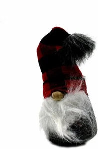 MeraVic - roter Büffel karierter Wichtel - 10 cm - Herbst- und Winterdekoration -... - Bild 1 von 1