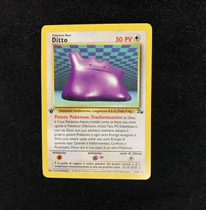 Pokemon Ditto Fossil 1 Prima Edizione Ita - 18/62 - EXCELLENT No Holo - Imagen 1 de 2