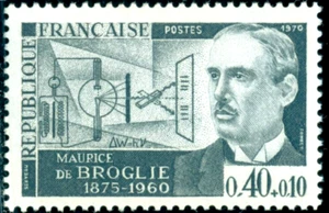 1970 Maurice de Broglie,psysicist,X-ray diffraction,spectroscopy,France,1709,MNH - Picture 1 of 2