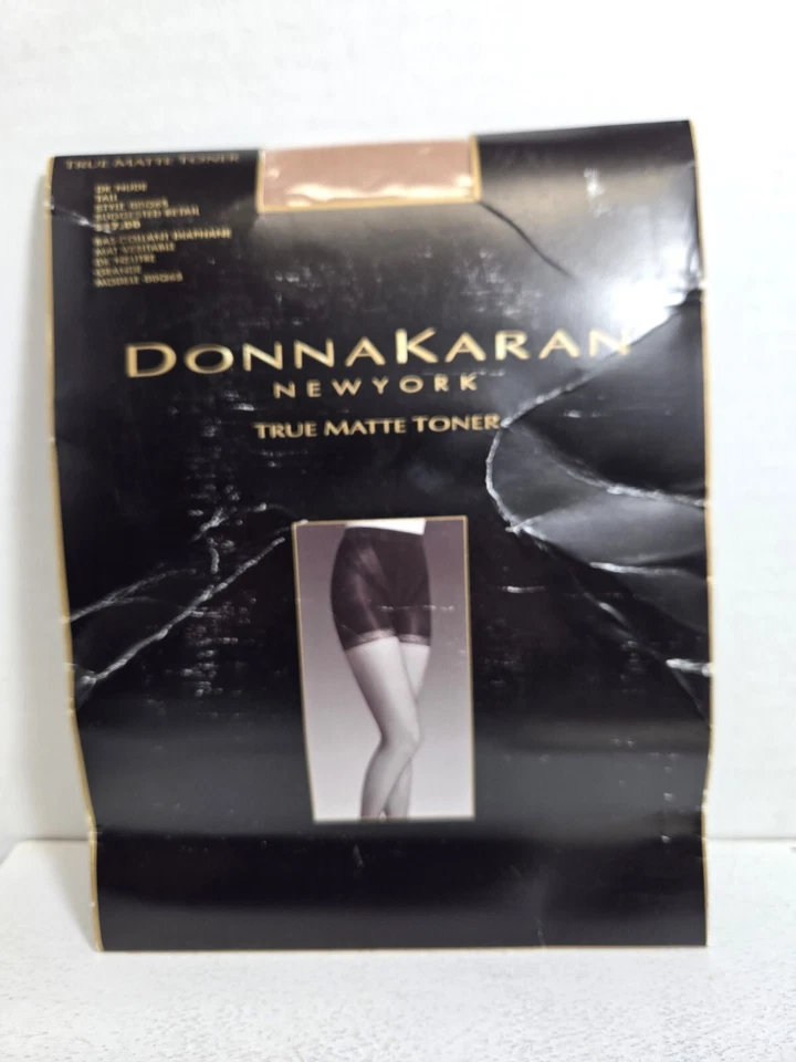 1 Par Donna Karan SANDALIA ULTRA TRANSPARENTE Control Top Medias Pantimedias TEAK TALL Foto 1 de 1