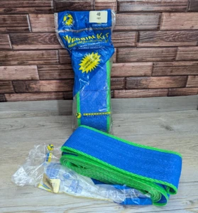 Re-Web Strap Kit 40 Feet New & 40 Ft Open Package Blue & Green Wellington - Picture 1 of 12