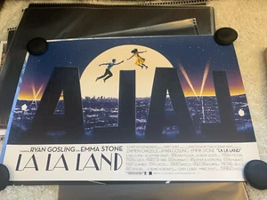 La La Land 24x36 Print Mondo 1/325 Signed Auto #1 Super Rare - Picture 1 of 3