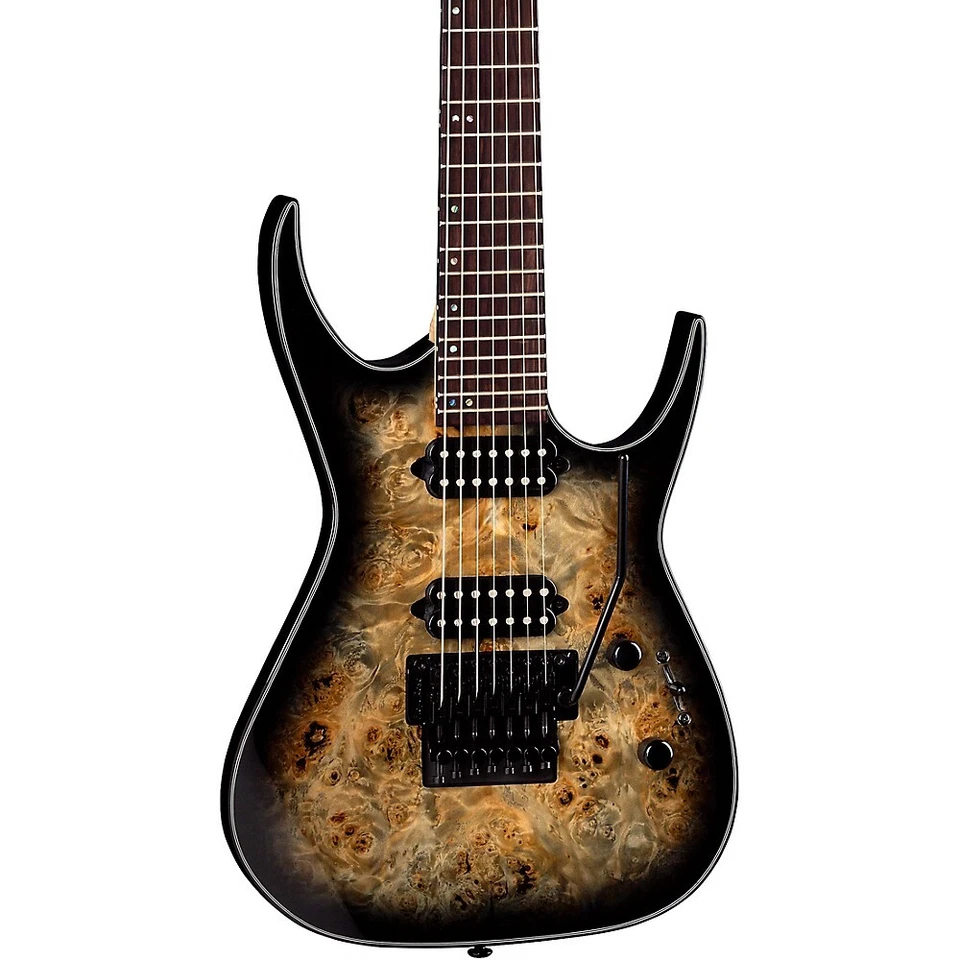 Guitarra Eléctrica Dean Exile Select 7 Cuerdas Natural Negro Ráfaga Foto 1 de 4