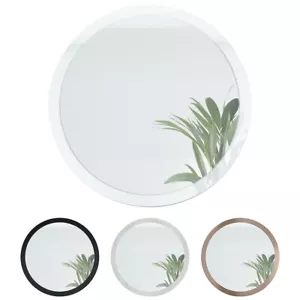 Spiegel rund Wandspiegel Globe 80 cm mit MDF-Rahmen, für Flur & Wohnzimmer - Bild 1 von 25