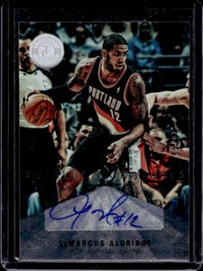 2012-13 Totally Certified LaMarcus Aldridge Totally Signatures Silver Auto 26/49