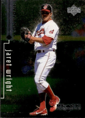 1999 Upper Deck Black Diamond Jaret Wright 28 Cleveland Indians - Image 1 of 2
