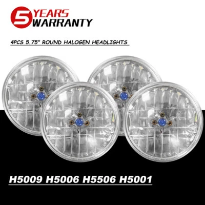 4 шт светодиодных фар дальнего/ближнего света 5,75 дюйма для Dodge Royal Monaco Charger 1972–1977 гг. - Изображение 1 из 4