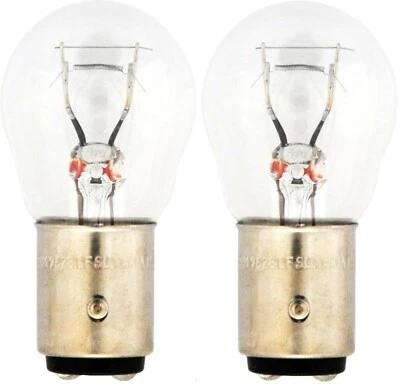 Lámpara de repuesto Sylvania LongLife 1157LL 27/8,3W dos bombillas luz de freno de parada Foto 1 de 4