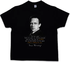 WERNER HEISENBERG THE FIRST GULP Kids Boys T-Shirt Natural Sciences God Atheist - Picture 1 of 1