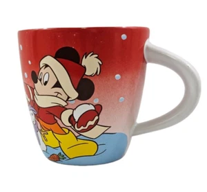 Disney Store Mickey Mouse Winter Wonderland 12 OZ porcelana café taza de té taza - Imagen 1 de 18