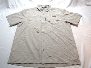 Camisa de empleado Xfinity Comcast Eddie Bauer bronceada pesca ventilada bolsillos con cremallera XL - Imagen 1 de 10