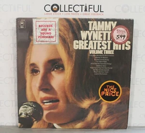 TAMMY WYNETTE - GREATEST HITS - EPIC - IN SHRINK *EX* VINYL LP RECORD 🔥 - Imagen 1 de 2