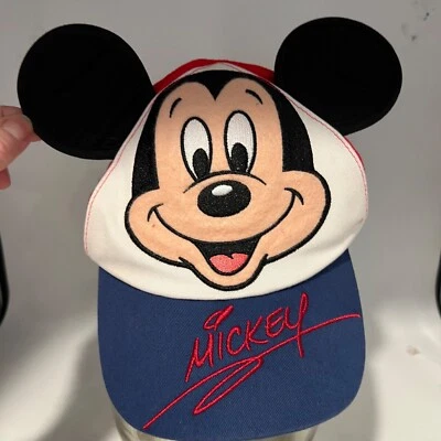Disney Parks Infant Boys Baseball Cap. Adjustable sz. Red blue black - Image 1 of 4