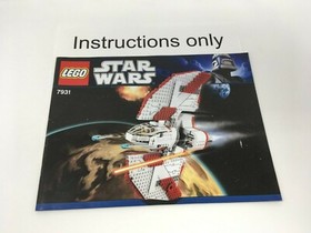 ONLY instructions Lego 7931 T-6 Jedi Shuttle Star Wars; no bricks/parts