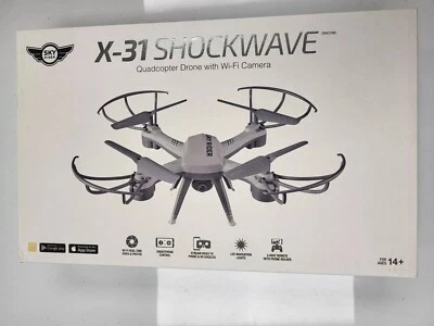 X-31 SHOCKWAVE  QUADCOPTER DRONE WITH WI-FI CAMERA by Sky Rider - BRAND NEW - Image 1 of 3