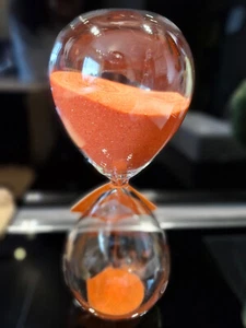 NEU - Glas VIZOU Sanduhr - 30 Minuten "orange" - nagelneu in OVP - Thalia - Bild 1 von 3