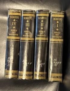 Römer Ausstellungen biblischer Lehren Band 1-4 HC von Donald Grey Barnhouse 1953 - Bild 1 von 12