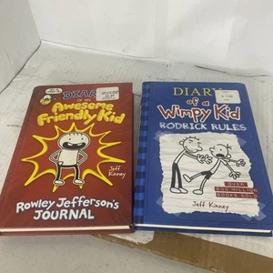 Diary Of A Wimpy Kid Rodrick Rules & Diary of an Awesome Friendly Kid Kinney - Picture 1 of 6