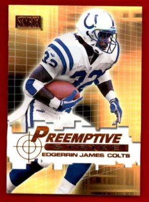 2000 SkyBox Preemptive Strike #2 Edgerrin James. - Image 1 of 2
