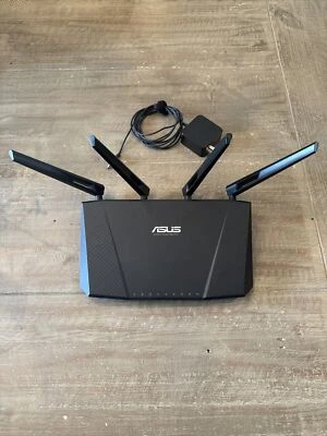 ASUS AC2400 Wi-Fi Router, RT-AC87R Dual Band 2.4/5.0ghz Wireless Gigabit Network - Image 1 of 4