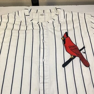 ST. LOUIS CARDINALS MLB BASEBALL JERSEY Sz Mens XL Embroidered shirt - Picture 1 of 6