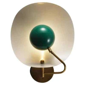 Wall Scone Modern Hand Made Brass Stilnovo Wall Light Fixture - Picture 1 of 7