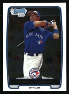 Jacob Anderson 2012 Bowman Chrome #BCP83 Baseball Card - Image 1 of 2