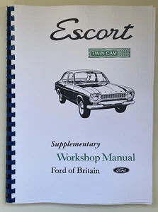 Manual de taller suplementario Mk1 Escort doble cámara Inc A3 diagramas de cableado desplegables - Imagen 1 de 4