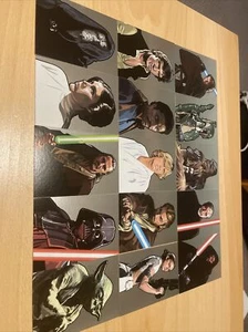 Star Wars Galaxy 5 - ""Silberfolie Kunst Karten"" 15er Set Verfolgungskarten #1-15 - Bild 1 von 2