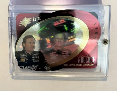 Rusty Wallace 1996 SPX Elite Holo Insert Card #E4 HOF NASCAR Die Cut Upper Deck - Image 1 of 4