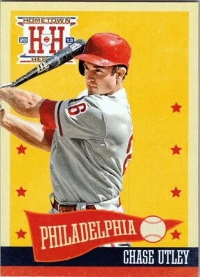 2013 Hometown Heroes #114 Chase Utley Philadelphia Phillies - Imagem 1 de 2