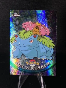 Venusaur #03 - Topps Chrome SPECTRA - Pokemon Topps Chrome Series 1 - Foto 1 di 11