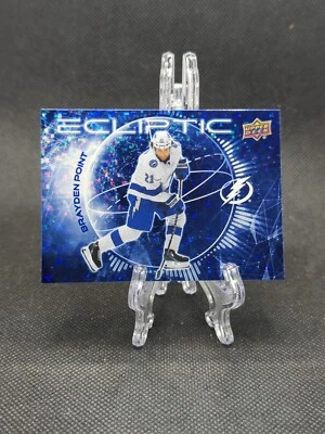2023-24 Upper Deck Series 2 Ecliptic Sparkle Brayden Point #EC-12 - Lightning SP - Image 1 of 2