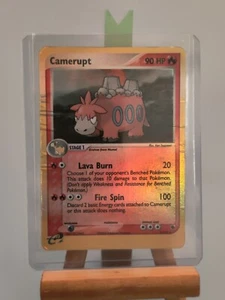 2003 Pokemon Card EX Ruby & Sapphire 4/109 Camerupt Reverse Holo MP Crease Card - Picture 1 of 3